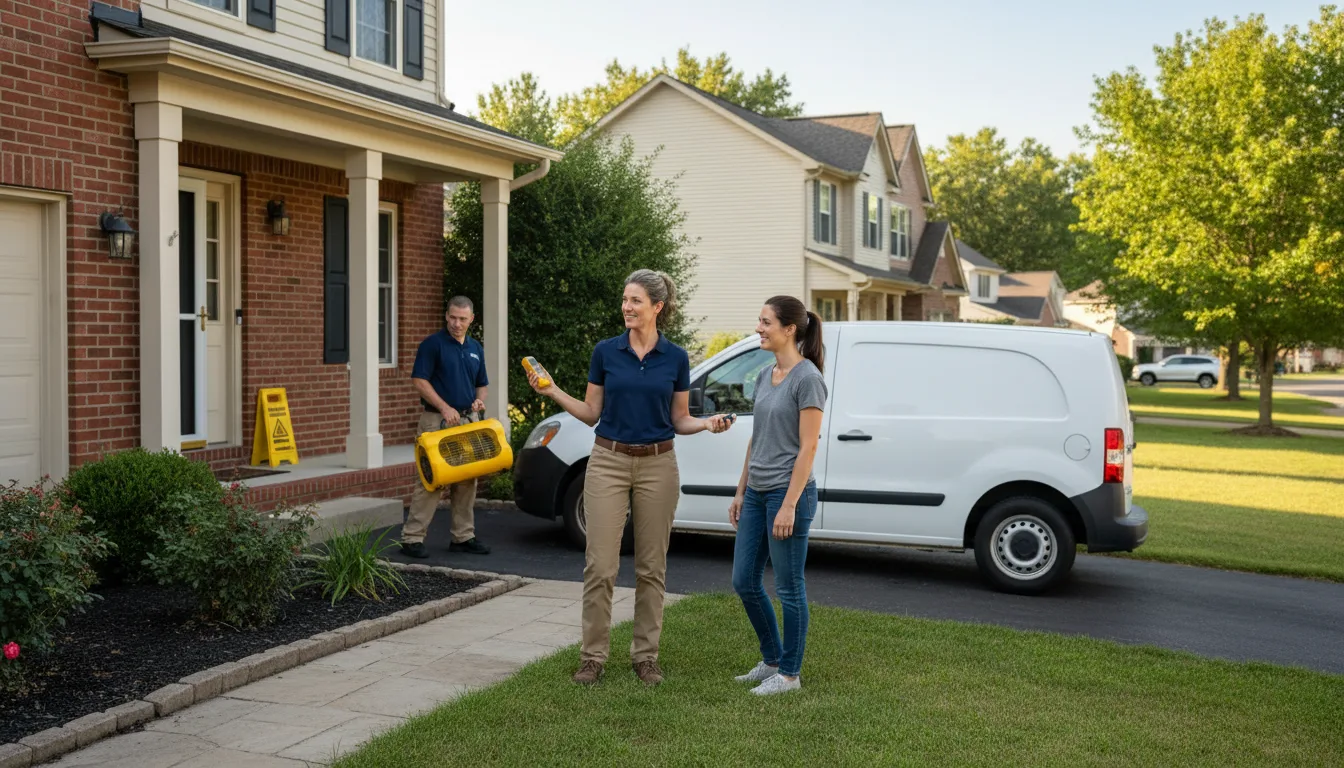 Water restoration image for Flood Water Cleanup, Removal And Restoration Services in Wharton, TX